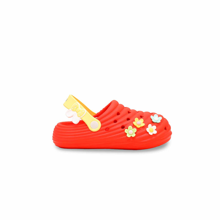 Girls Red Casual Flip Flop KD5513