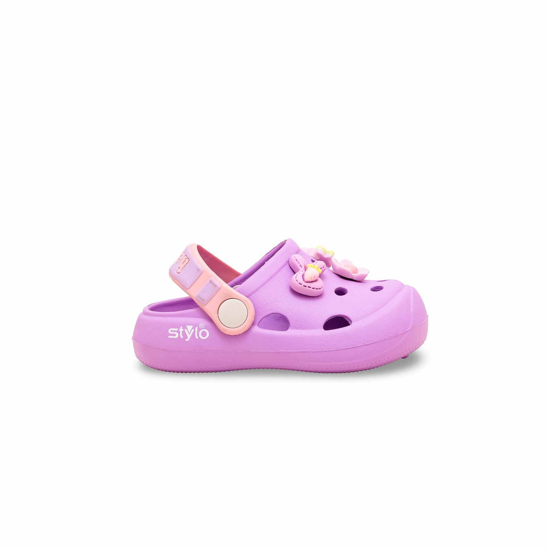 Girls Purple Casual Flip Flop KD5520