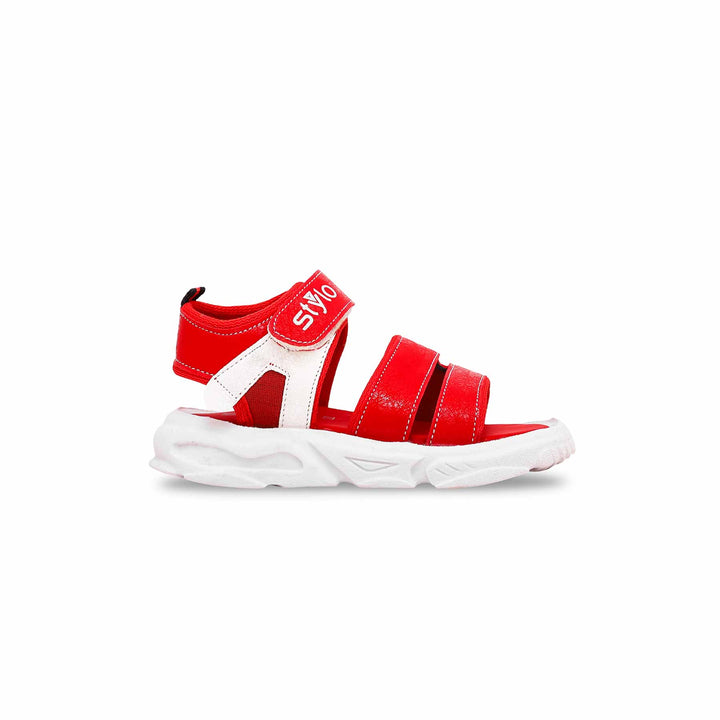 Girls Red Casual Sandal KD7844