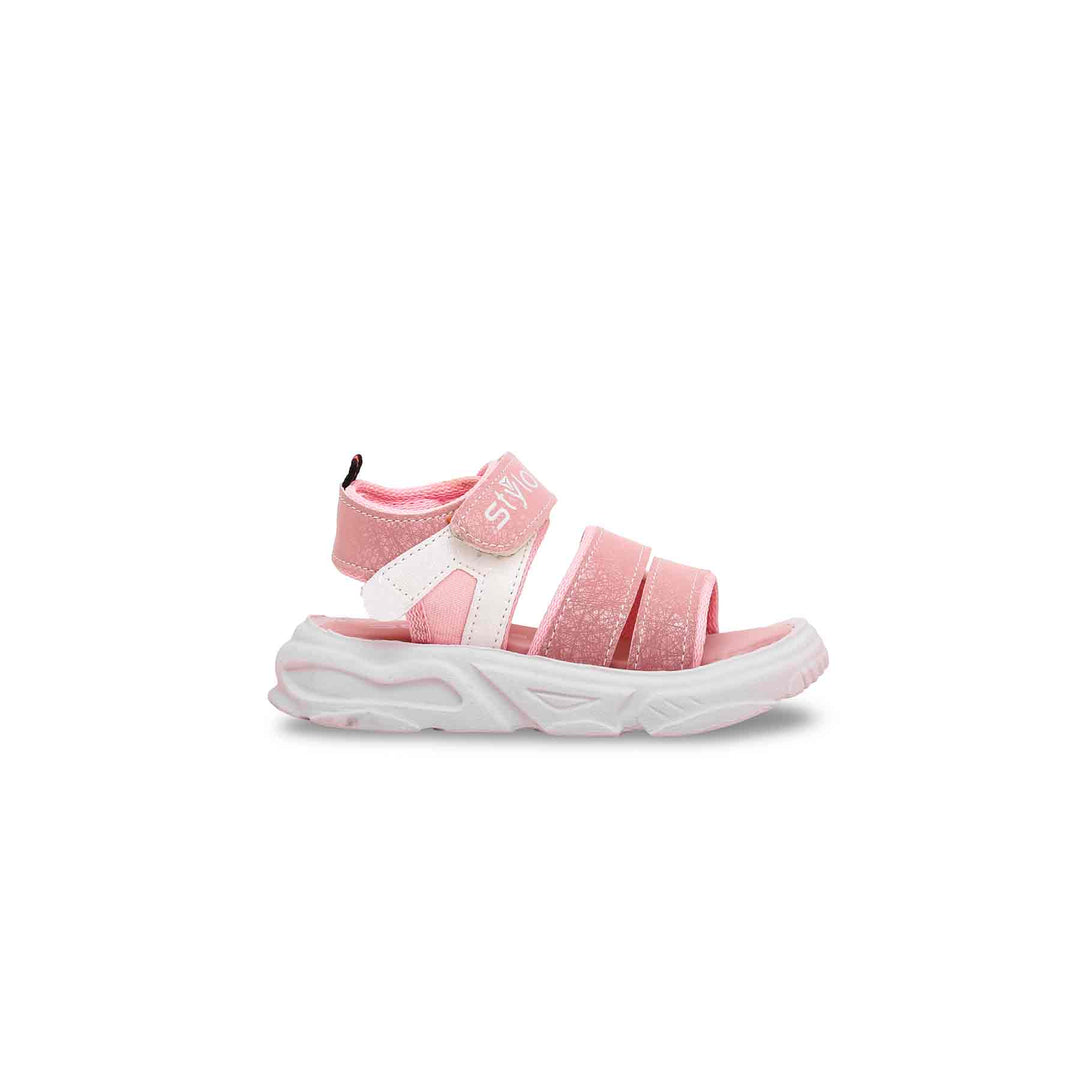 Girls Pink Casual Sandal KD7844