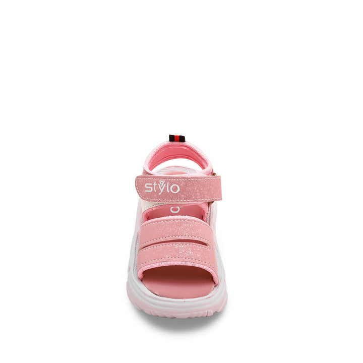 Girls Pink Casual Sandal KD7844