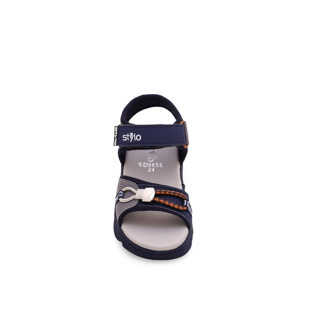 Boys Navy Casual Sandal KD9655