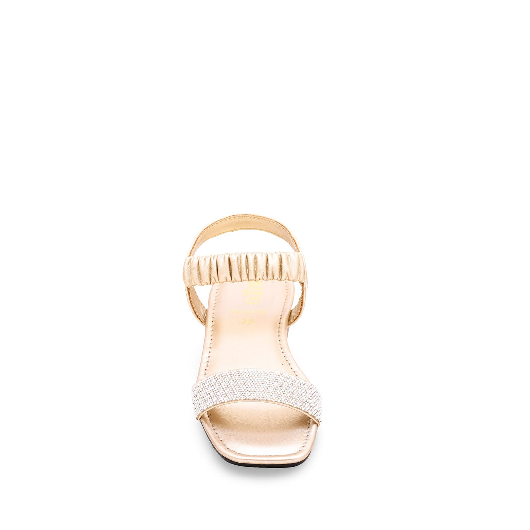 Girls Golden Fancy Sandal KD9752