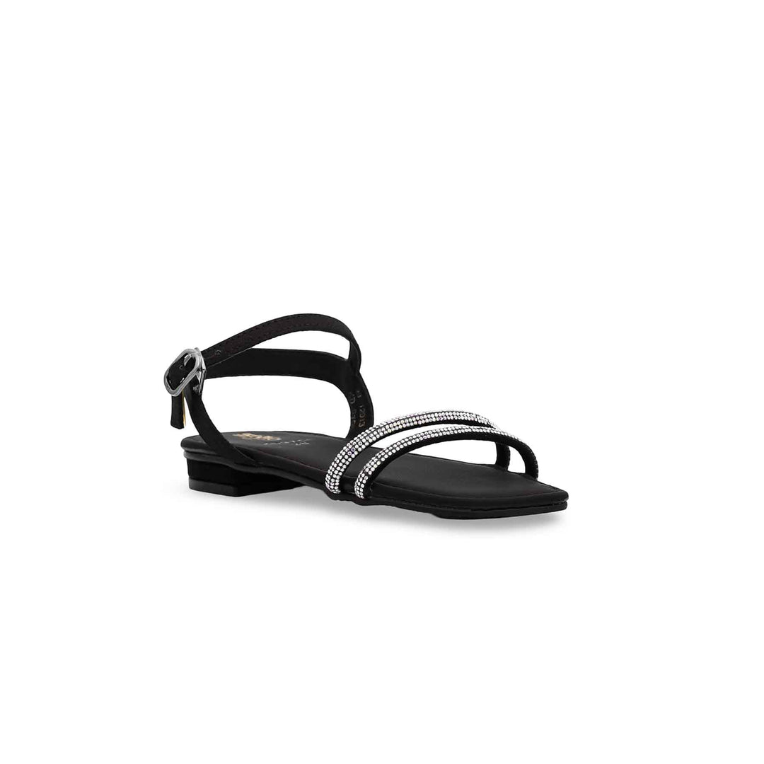 Girls Black Fancy Sandal KD9756