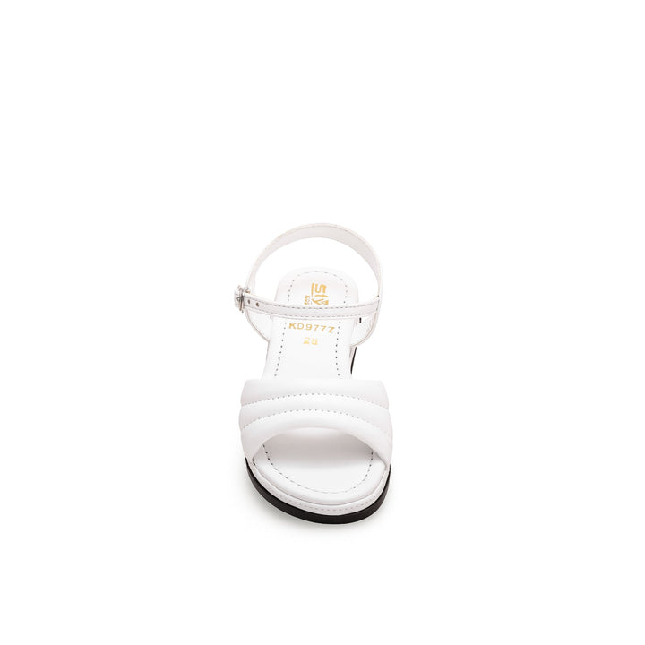 Girls White Formal Sandal KD9777