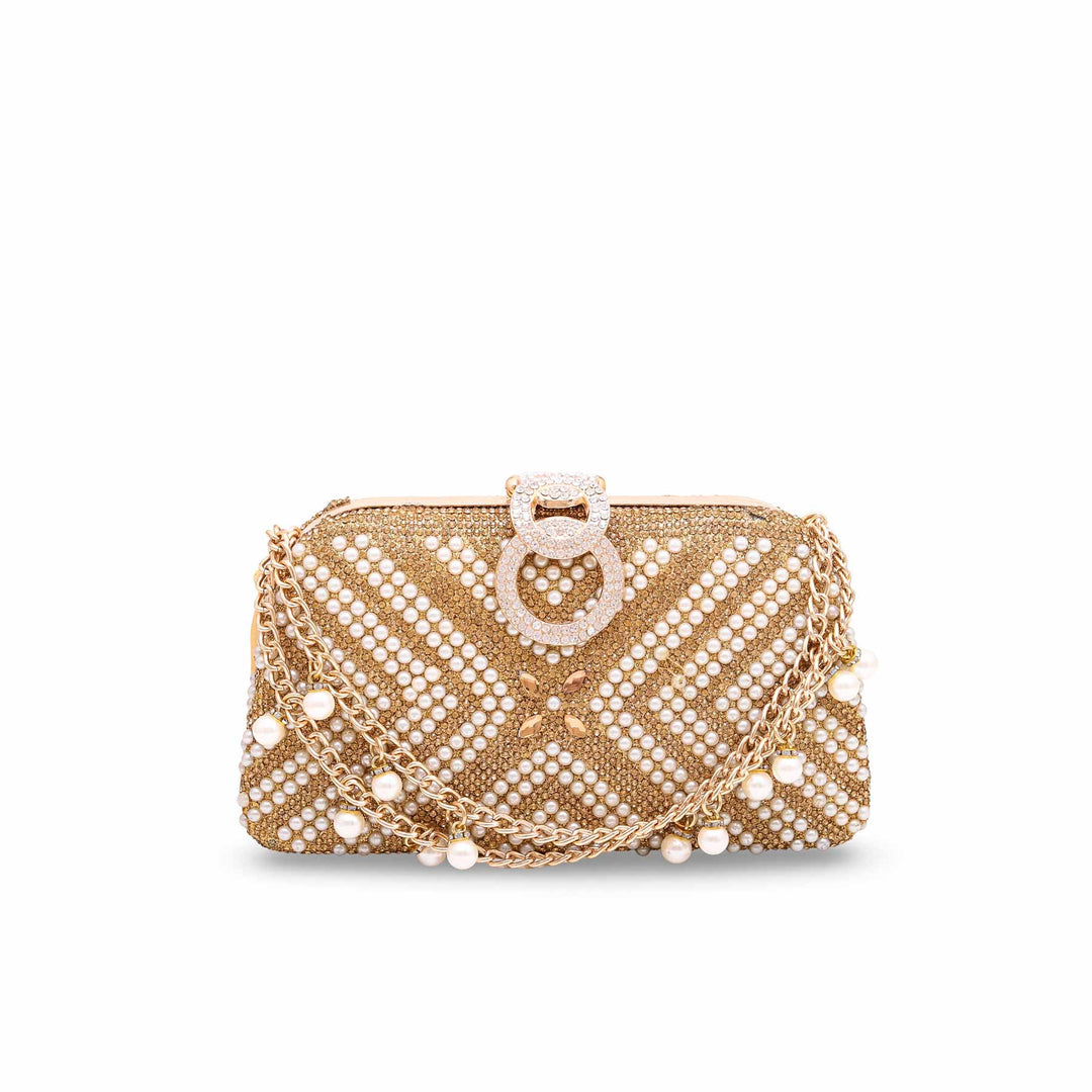 Golden Bridal Clutch P15253