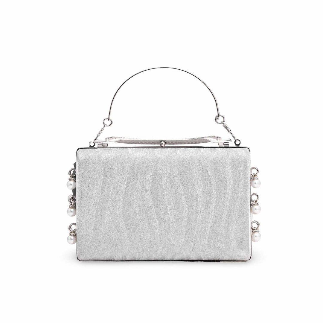 Silver Bridal Clutch P15262