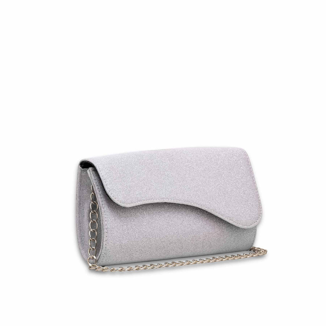 Silver Fancy Clutch P15350