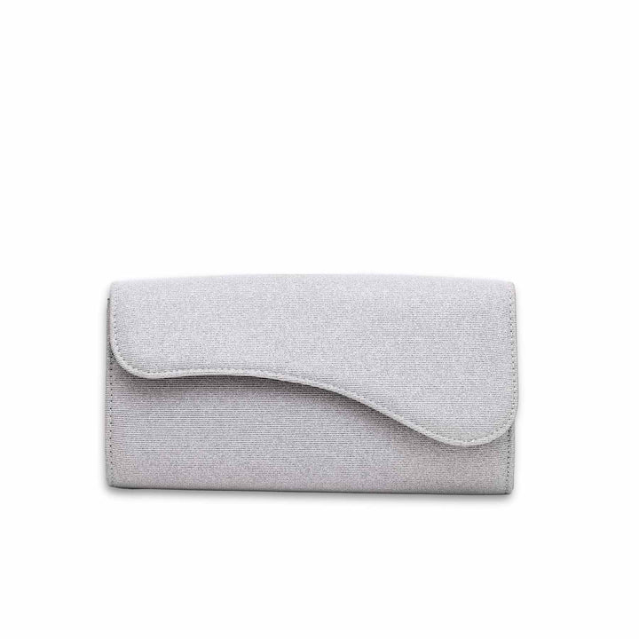 Silver Fancy Clutch P15350