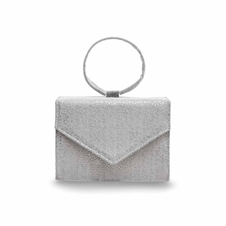 Grey Fancy Clutch P15351