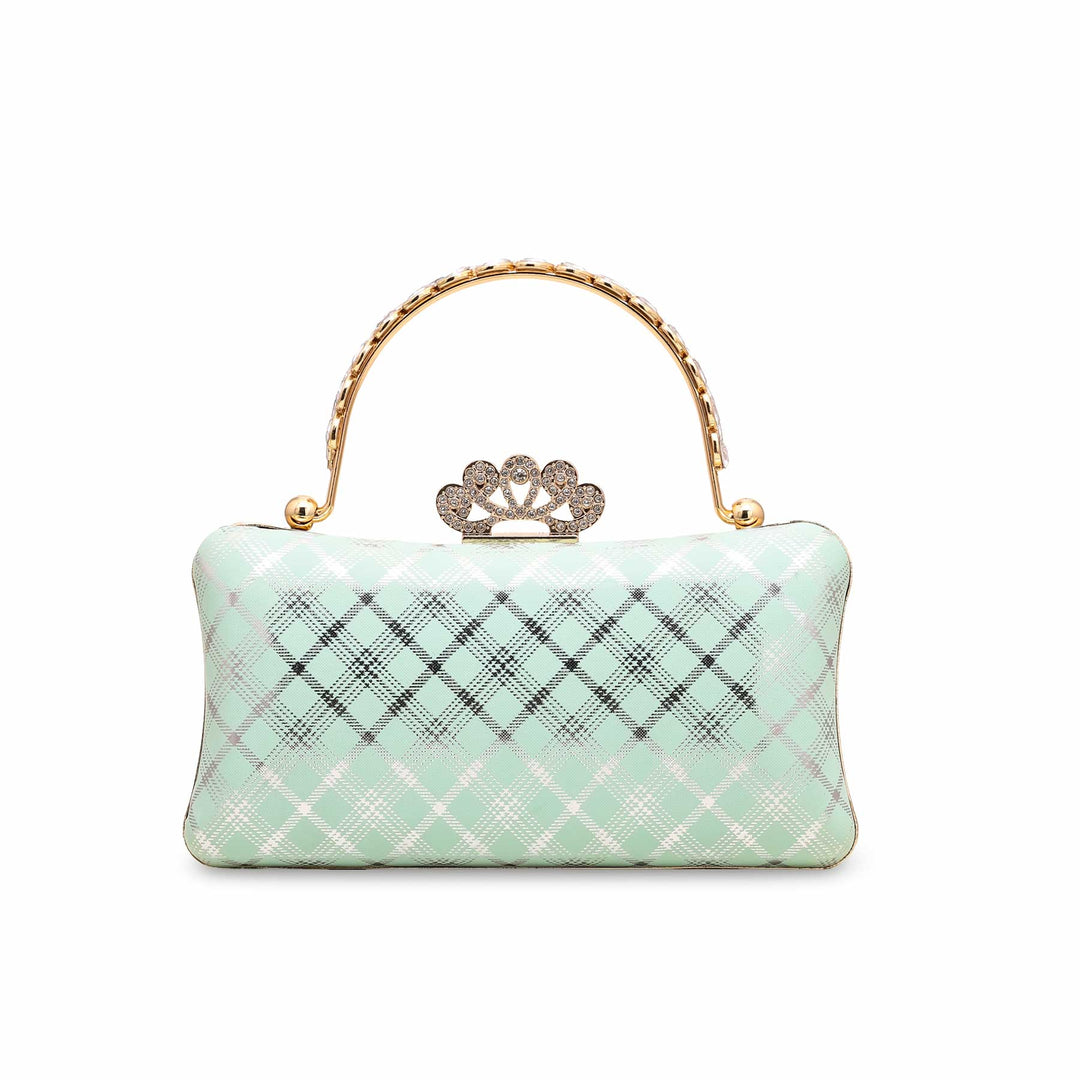 Green Fancy Clutch P15365