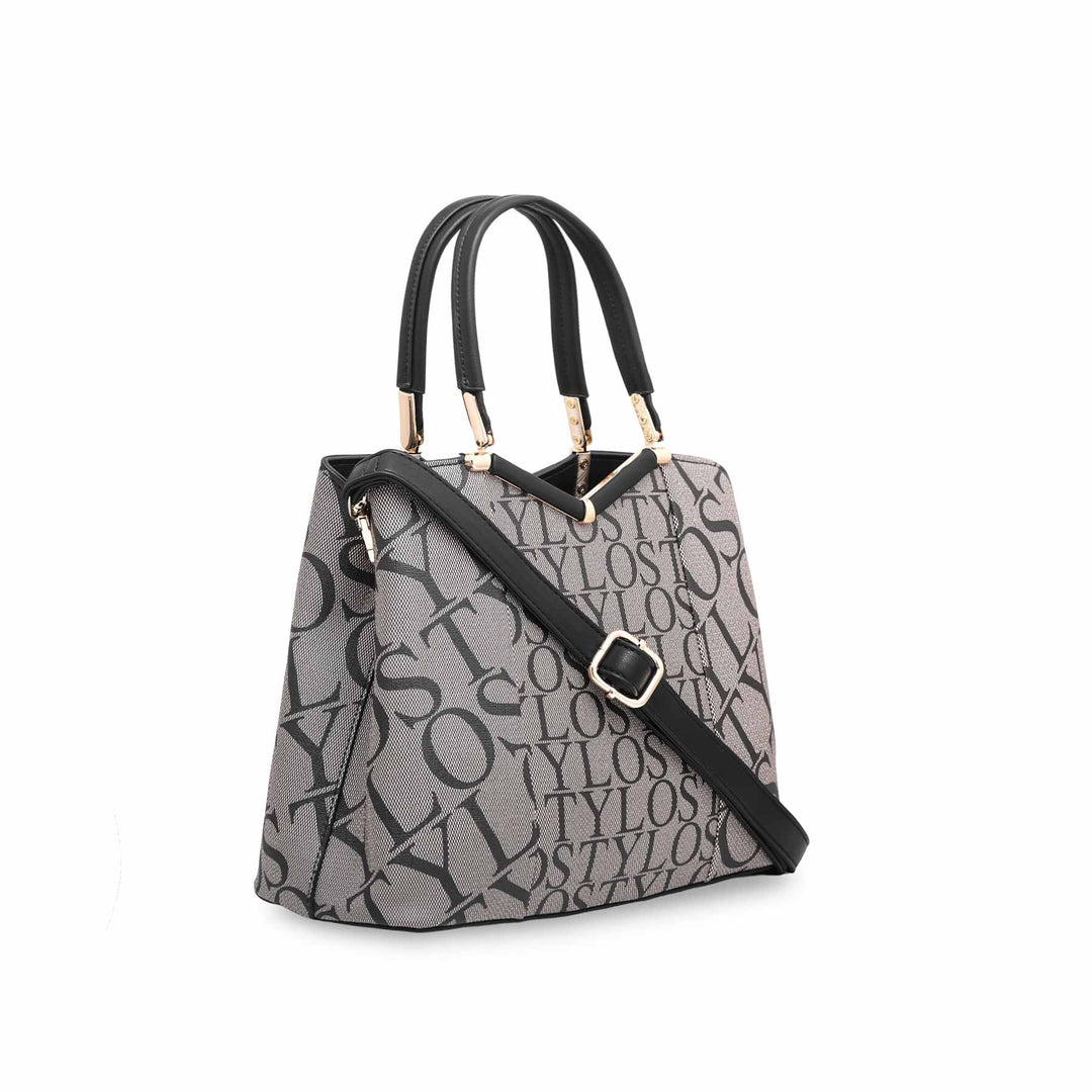 Black Formal Hand Bag P36056