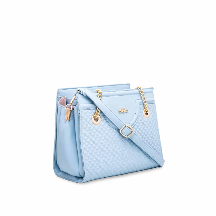 Blue Formal Hand Bag P36057