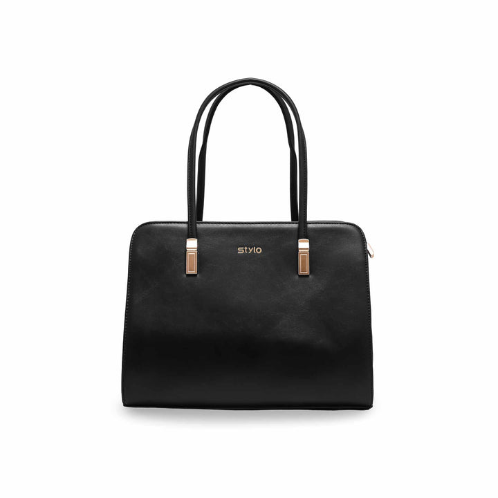 Black Formal Hand Bag P36122