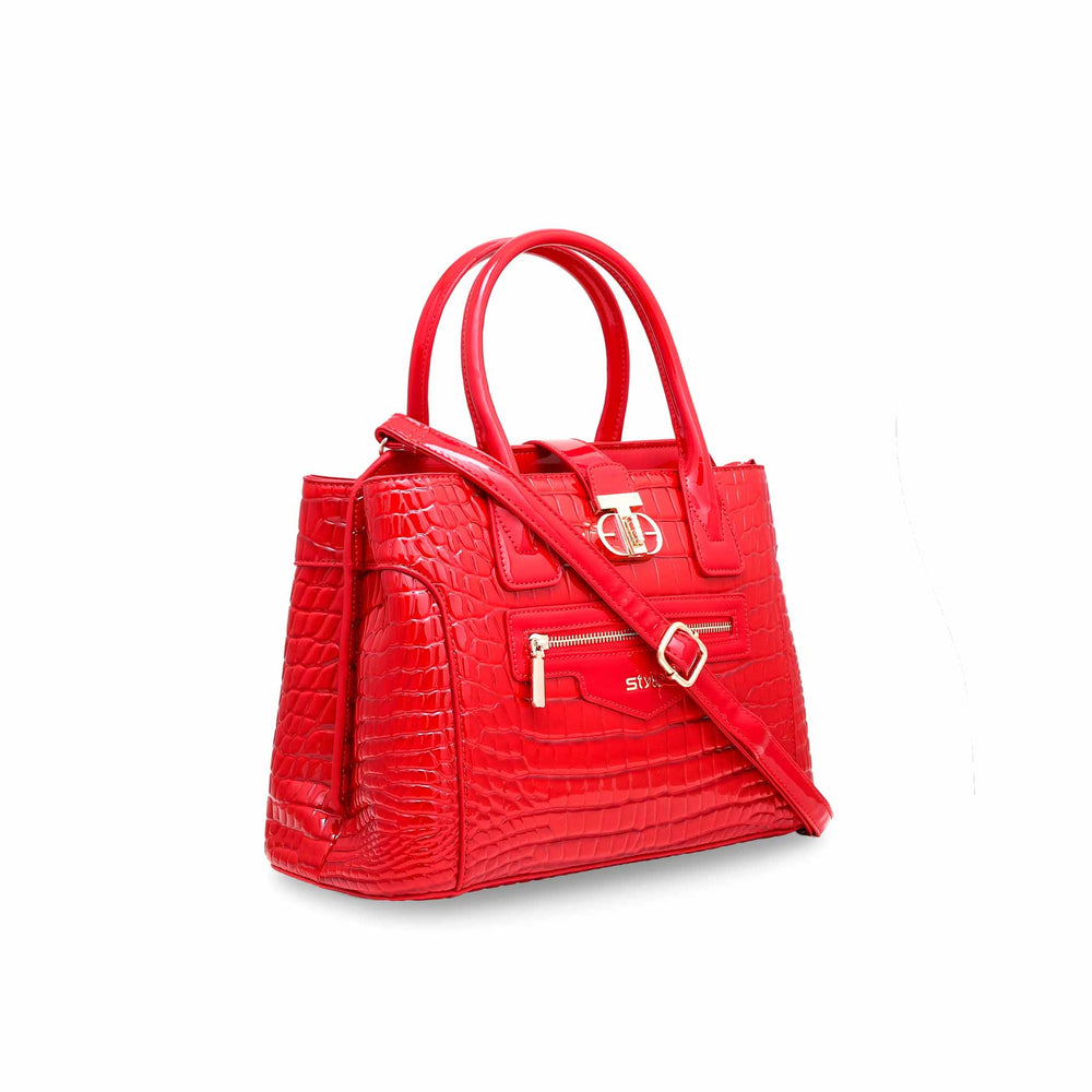 Red Formal Hand Bag P36125