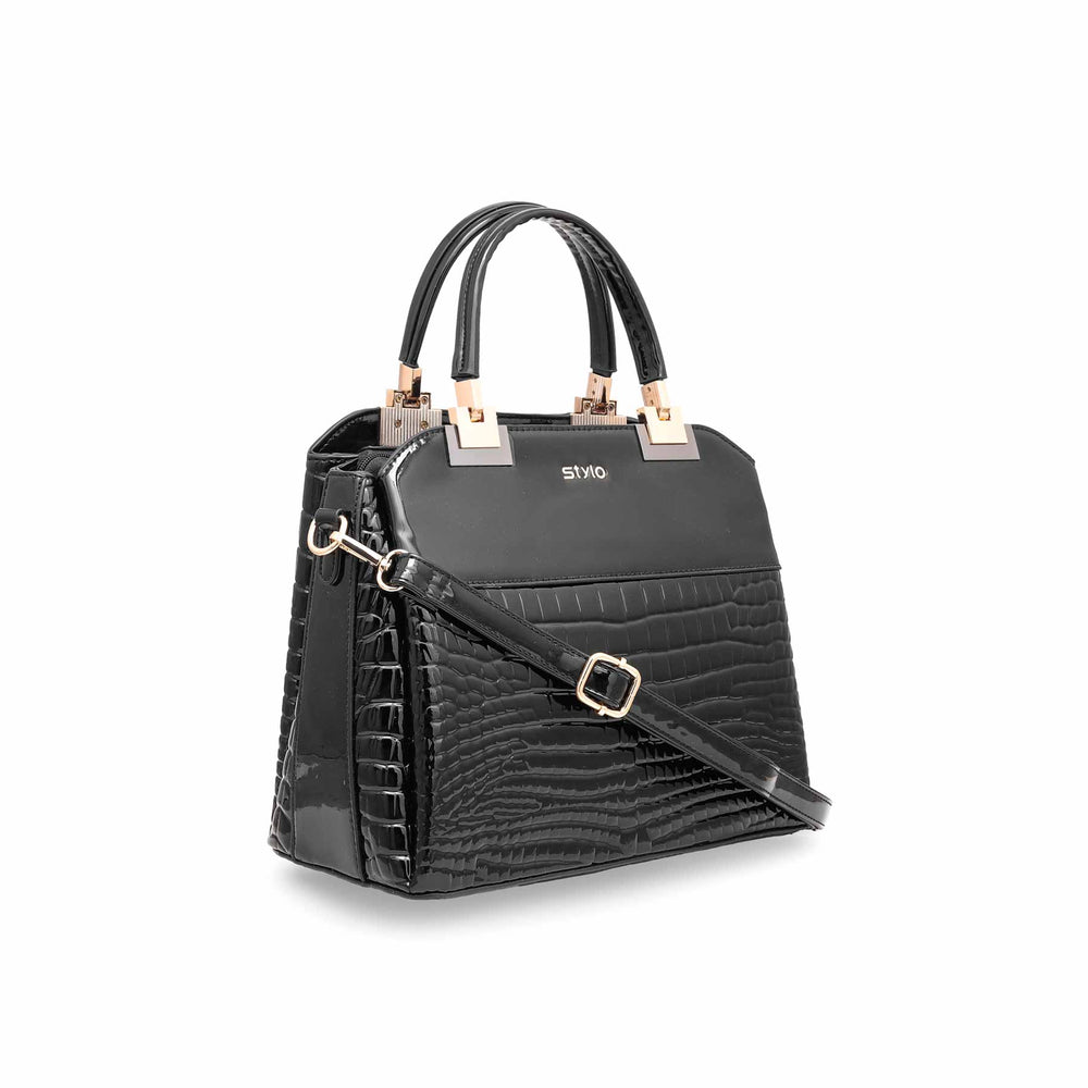 Black Formal Hand Bag P36126