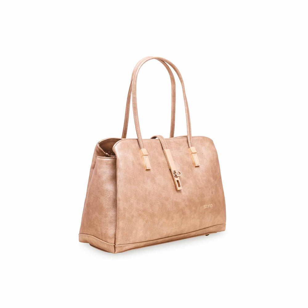 Golden Formal Hand Bag P36130