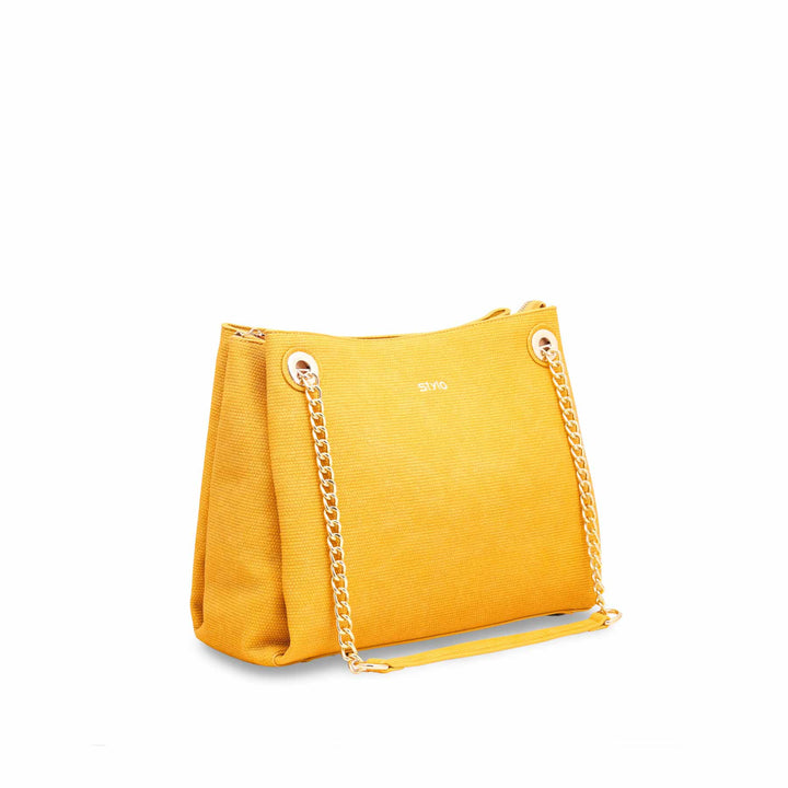 Mustard Formal Hand Bag P36136