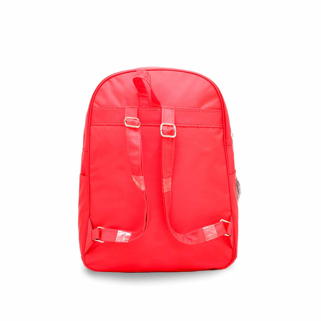 Red Casual Back Pack P47443