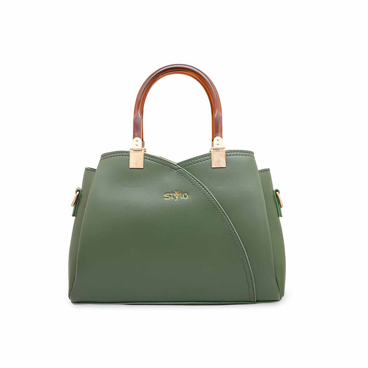 Green Formal Hand Bag P55468