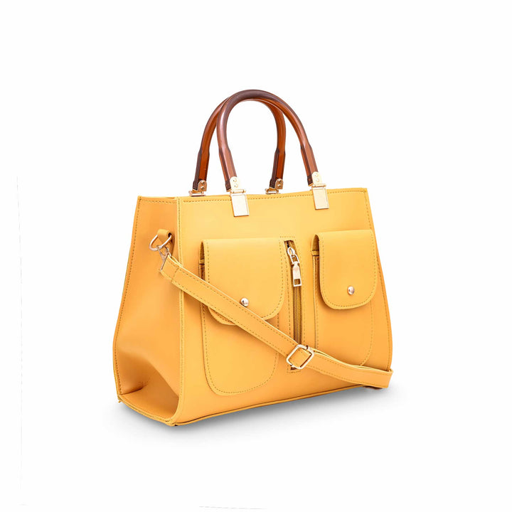 Yellow Formal Shoulder Bag P55470