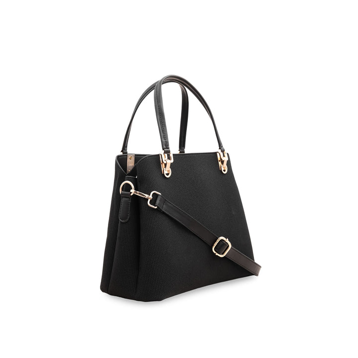 Black Formal Hand Bag P55552