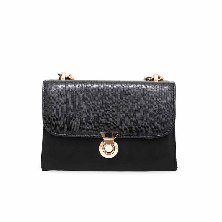 Black Formal Shoulder Bag P55569