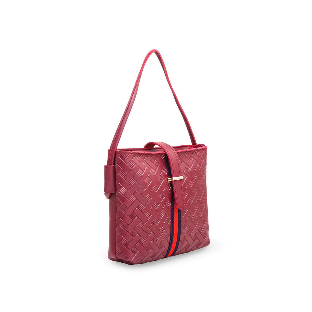 Maroon Formal Shoulder Bag P56019