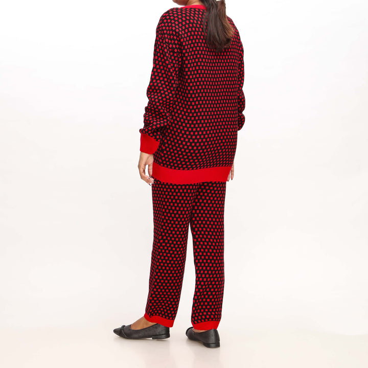 Red Thread Sweater Cord Set PN4601