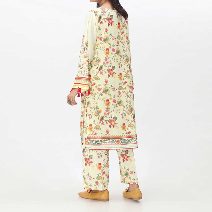 Cream 2PC- Digital Printed Lawn Suit PS4123