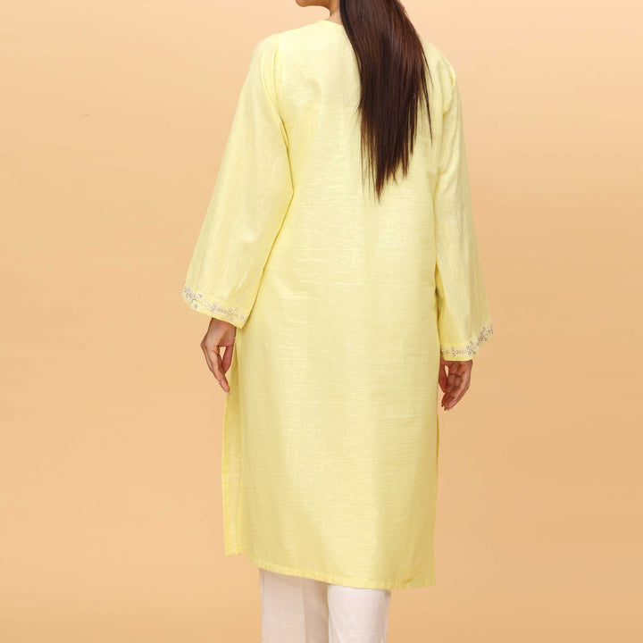 1PC Embellished Cotton Zari Shirt PS4132