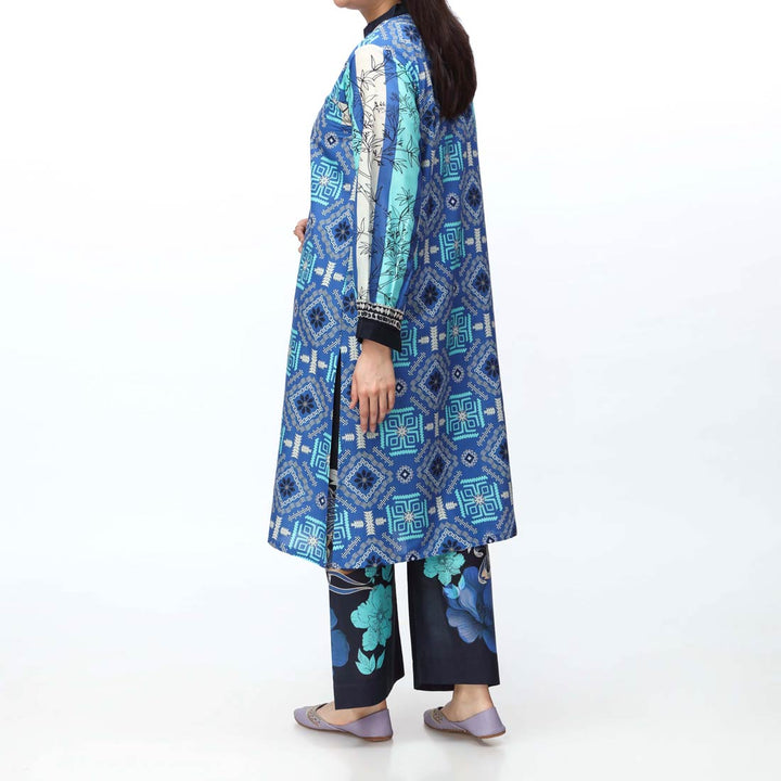 2PC- Digital Printed Cambric Suit PS4253