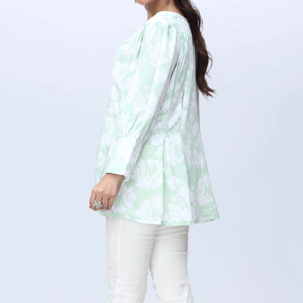 1PC- Printed Grip Silk Top PS4294