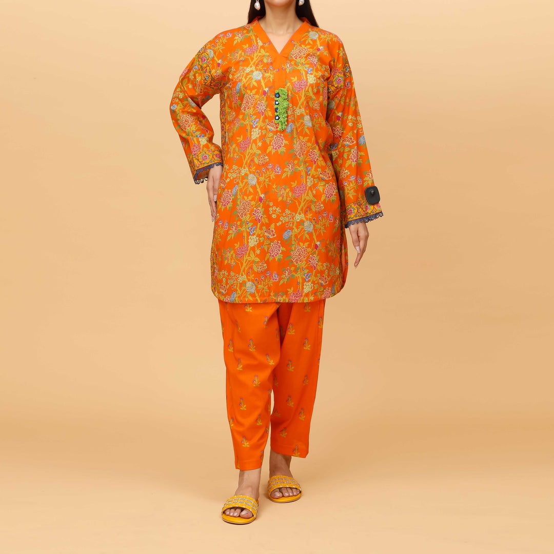 2PC Digital Printed Lawn Suit PS4369