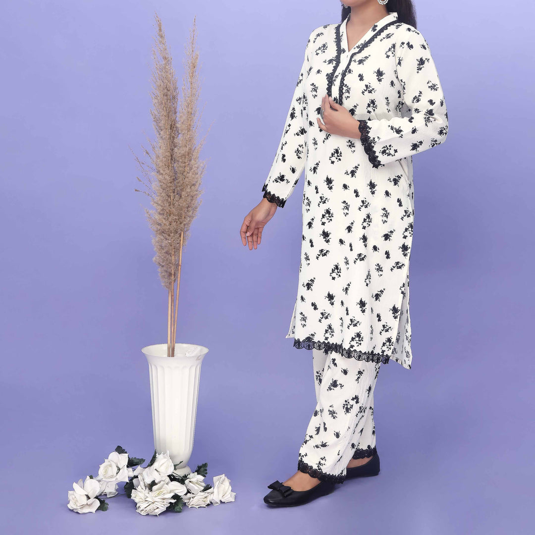 2PC- Crinkle Cotton Suit PS5002