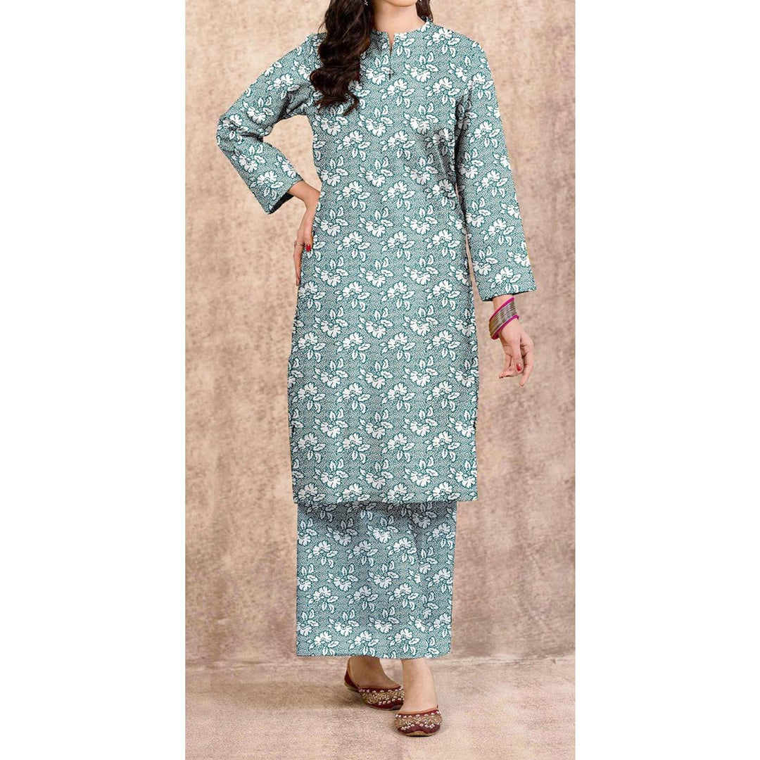 2PC- Unstitched Digital Printed Cambric Suit PS9480