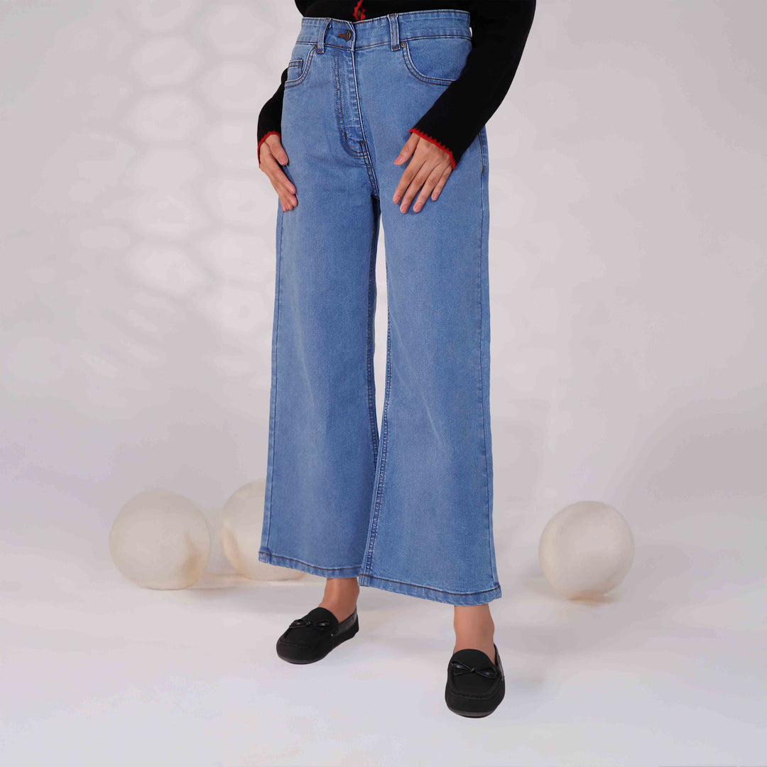 Blue Western Denim Pant PS9511