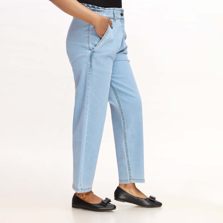 Sky Blue Denim Pants PS9513