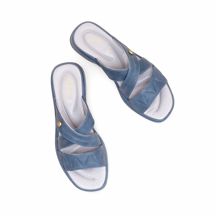 Sky Blue Formal Slipper PU0403