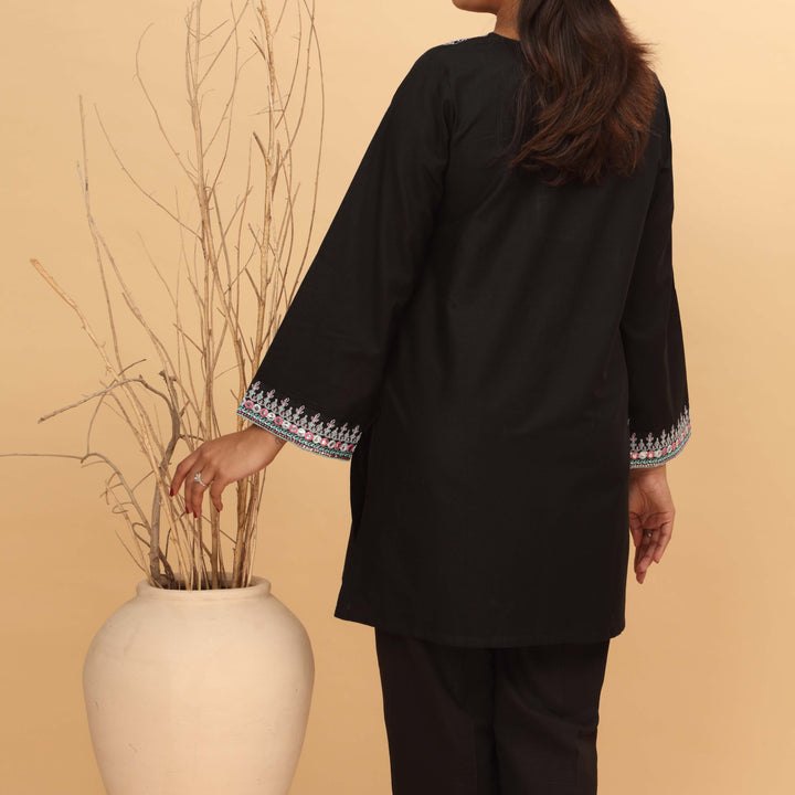 1PC- Embellished Khaddar Shirt PW4149