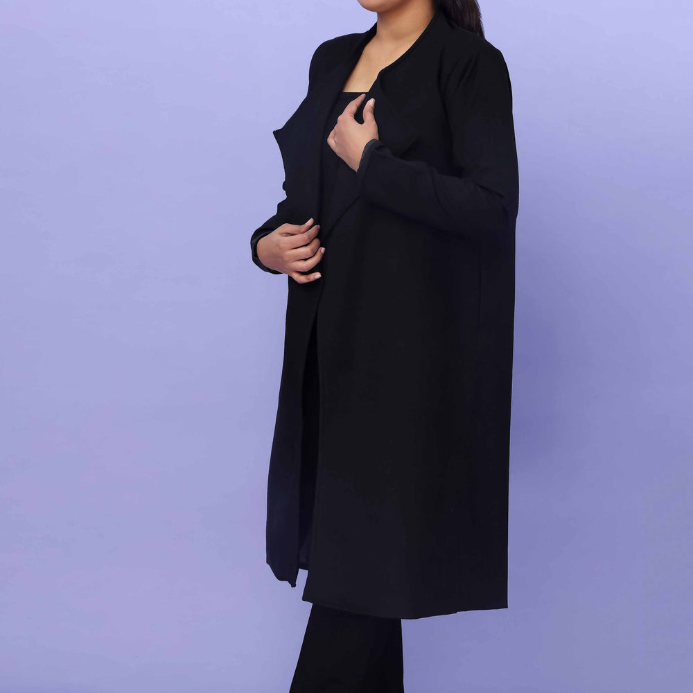 Black Corduroy Coat PW4326