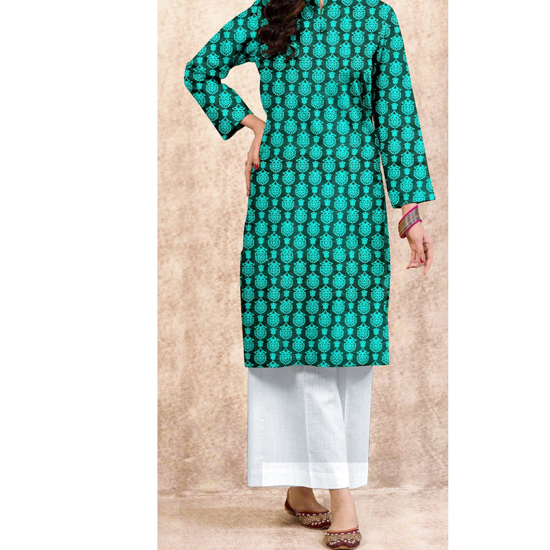 1PC- Unstitched Digital Slub Khaddar Shirt PW4356