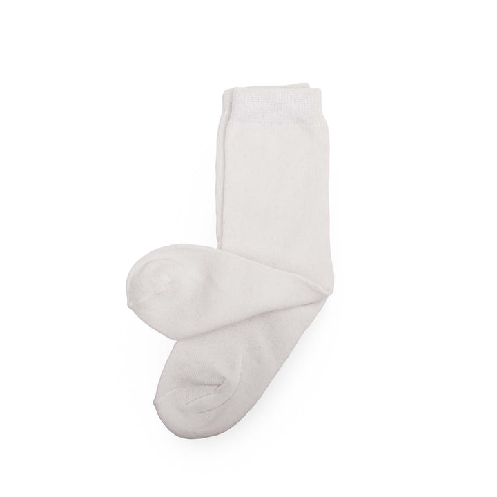 Kids White Long Socks S01704