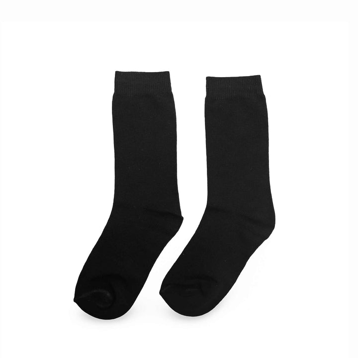 Kids Black Long Socks S01705