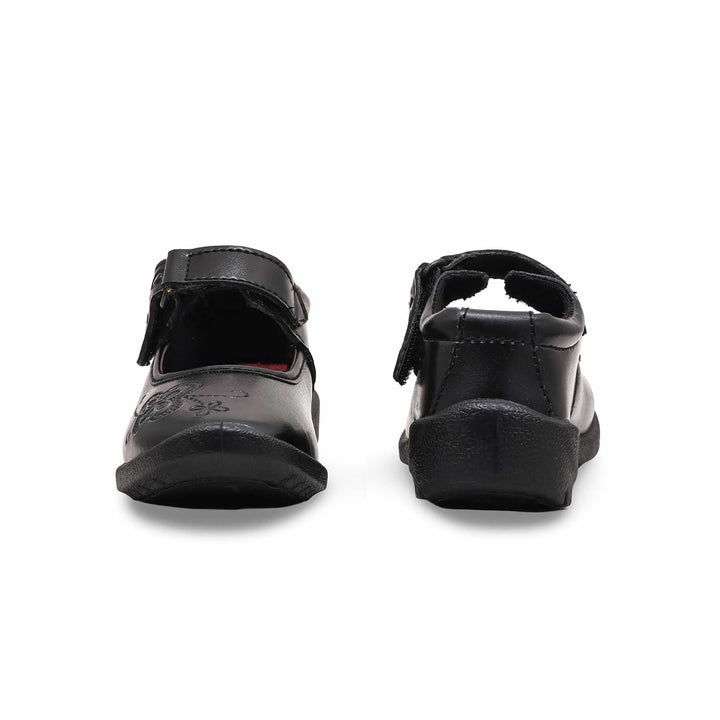 Girls Black School Shoes SK0066