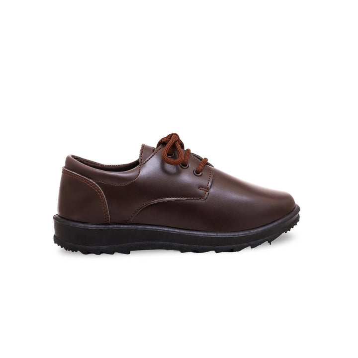 Boys Brown Schools Shoes SK1064