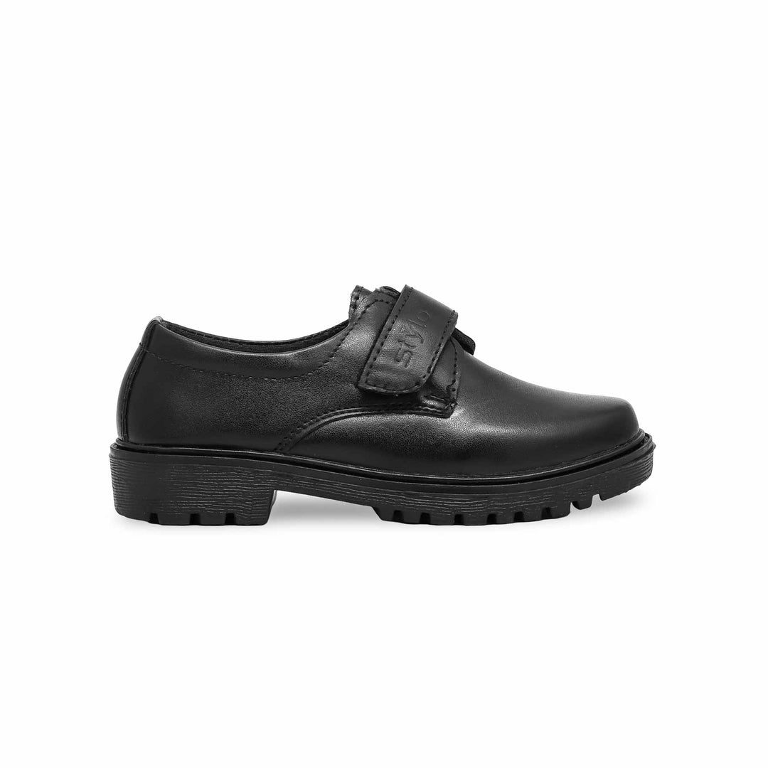 Boys Black School Shoes SK1076