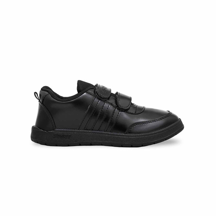 Boys Black School Shoes SK1082