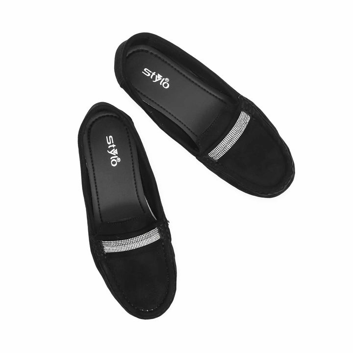 Black Moccasin For Women WN4336