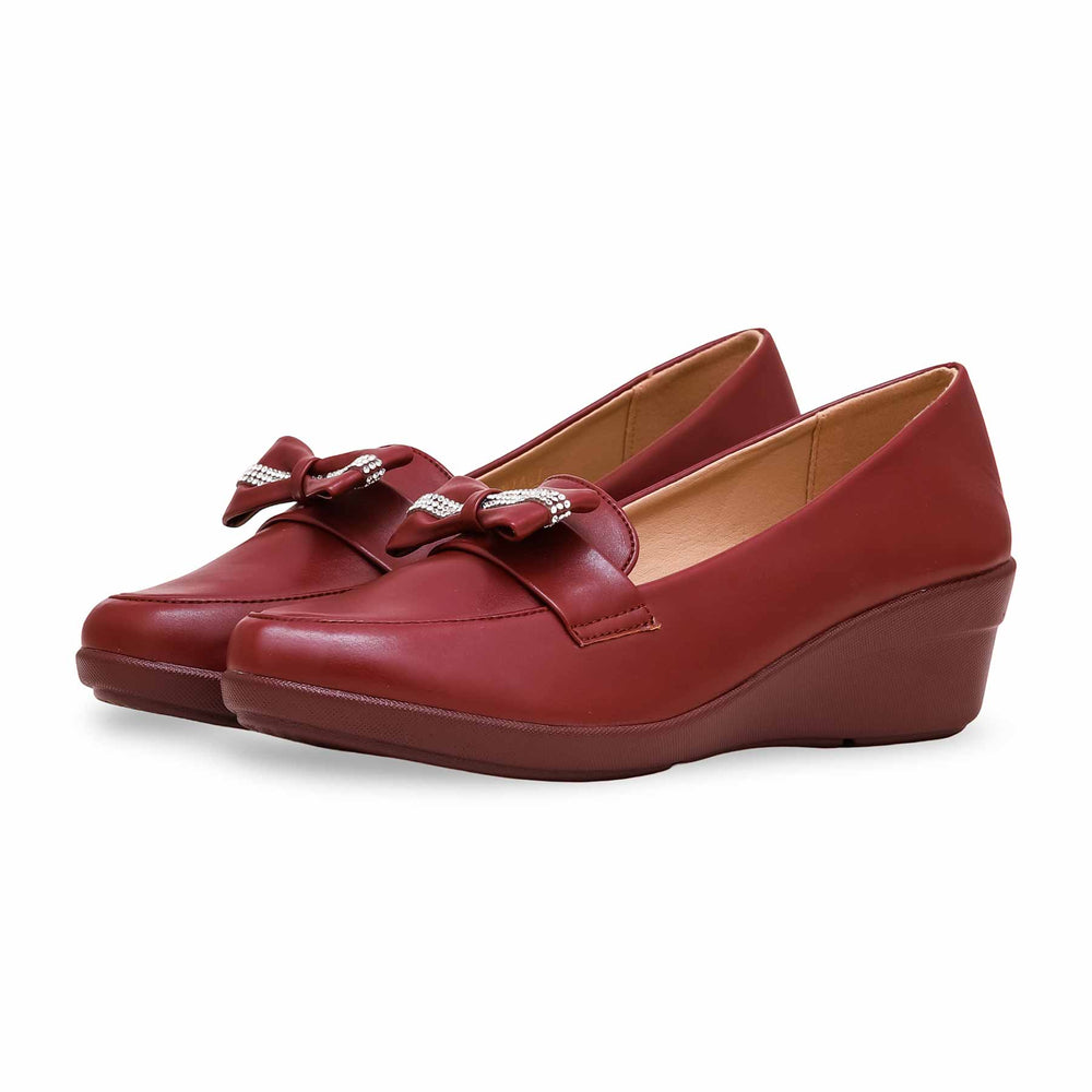 Maroon Court Shoes WN7457